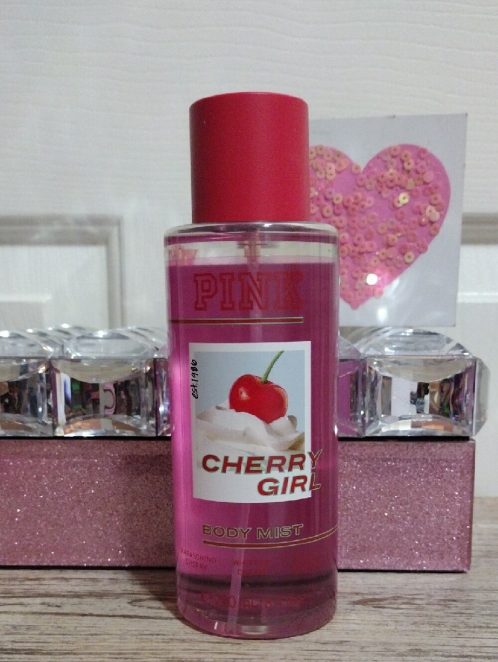 PINK Victoria's Secret Cherry Girl Body Mist ✨ 🆕 - Picture 3 of 4